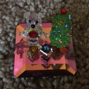 🎁🎄🎁Vintage Swarovski Christmas Tree &Bear 🎁🎄